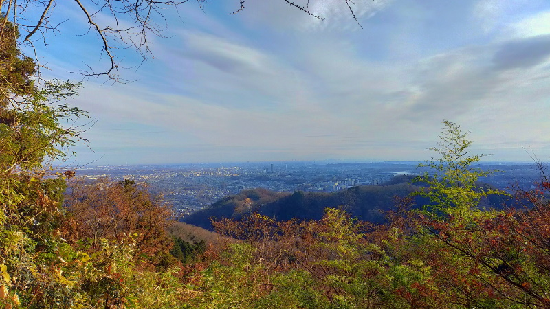 高尾山　金毘羅台園地からの風景