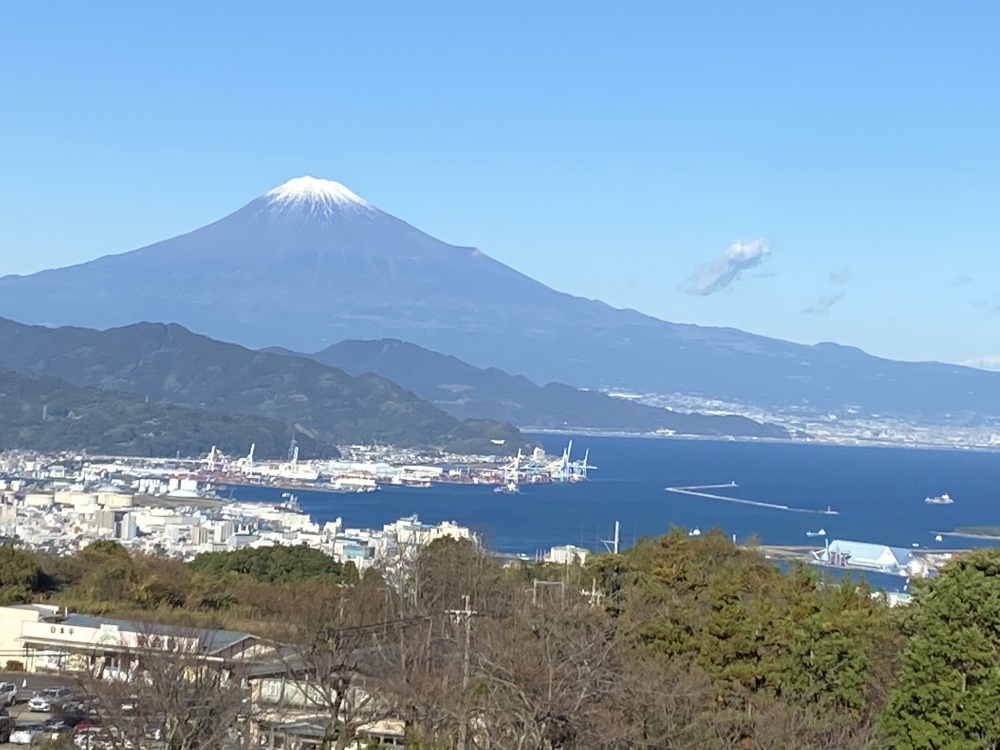 日本平夢テラスからの富士山