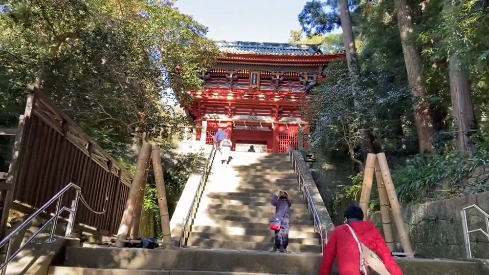 久能山東照宮の階段